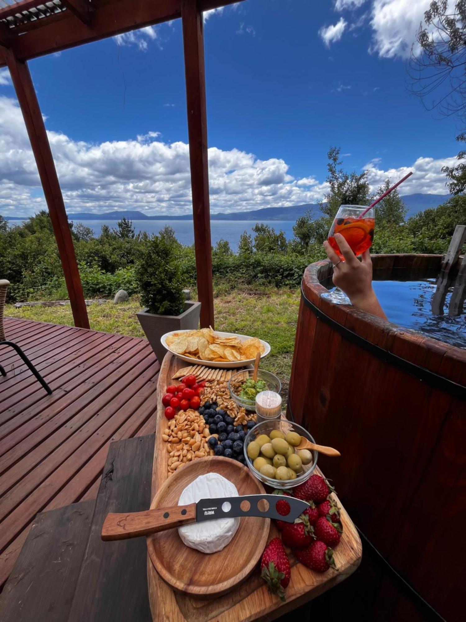 Cabanas Ayalen Con Vista Al Lago Pucón Buitenkant foto